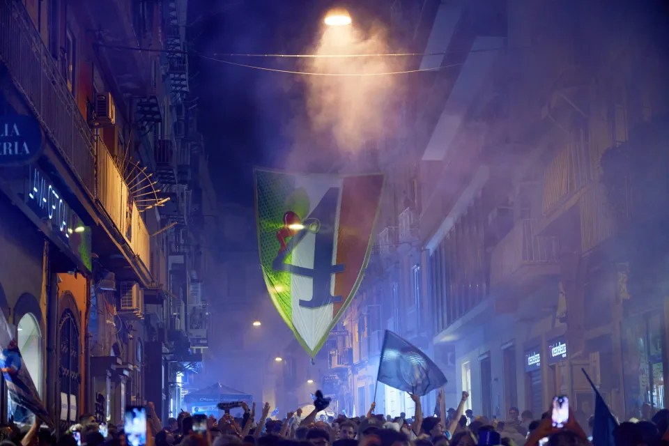 Napoli on fire
